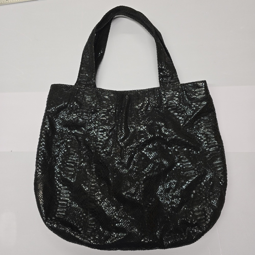Style & Co Black Textured‎ Tote Bag Women